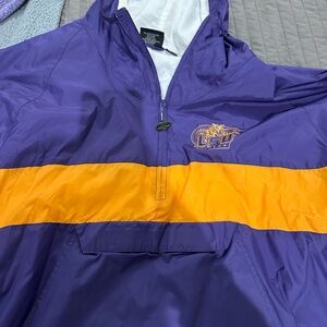 LSU Purple and Gold Windbreaker